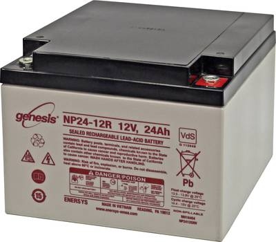 Батарея акумуляторна Genesis® NP24-12 12V 25Ah (12В 25Ач)